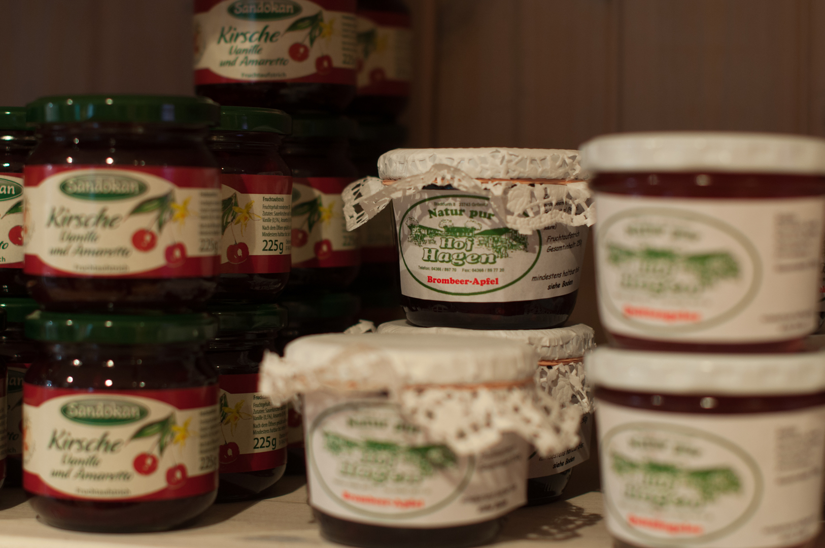 Selbstgemachte Marmeladen und Konfitüren